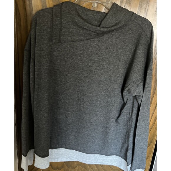 M Avln studio woman pullover gray sweater made in Mexico rayon/polyester/spandex - Picture 6 of 7